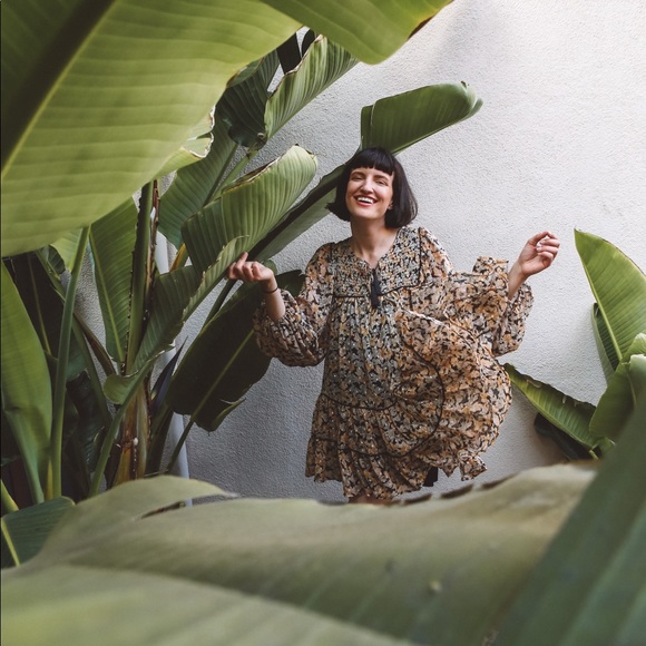 Free People Free Swinging Mini Dress Size M - Picture 1 of 9